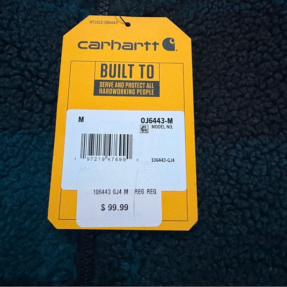 Men’s Carhartt Loose Fit Fleece Pullover Half-Zip Medium MSRP $100 - Picture 5 of 5